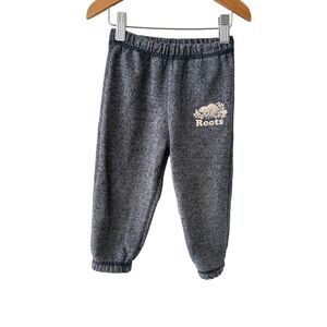 Roots Kids Navy Blue Heathered Jogger  Sweatpants